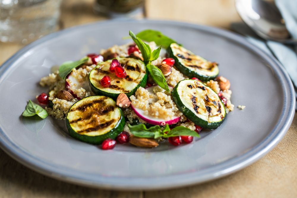 Transform Your Health with Our 10 Day Calorie Controlled Meal Plan. Day 5 is the best! 10 Grilled vegetables and quinoa