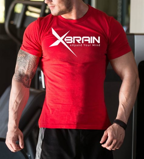 Xbrain T-shirt American apparel RED
